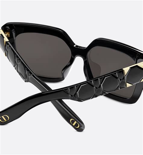 dior 95s|Lady 95.22 S2F Black Square Sunglasses .